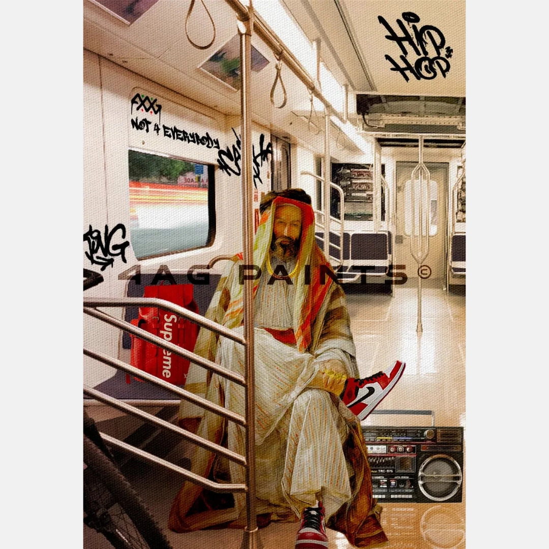 WESTSIDE RIDE CANVAS ART PAINTING