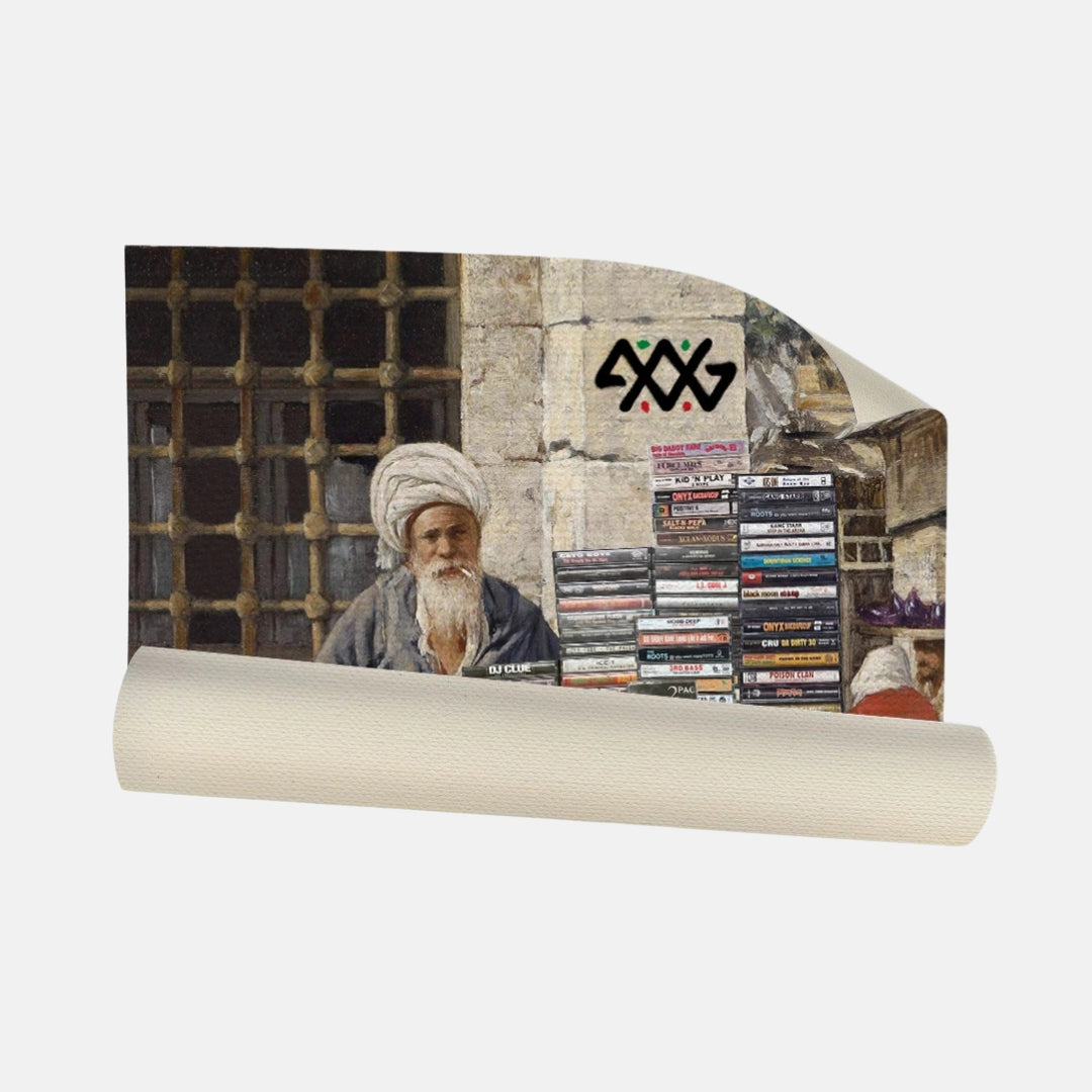 HIP HOP HISTORIAN CANVAS ART PAINTING
