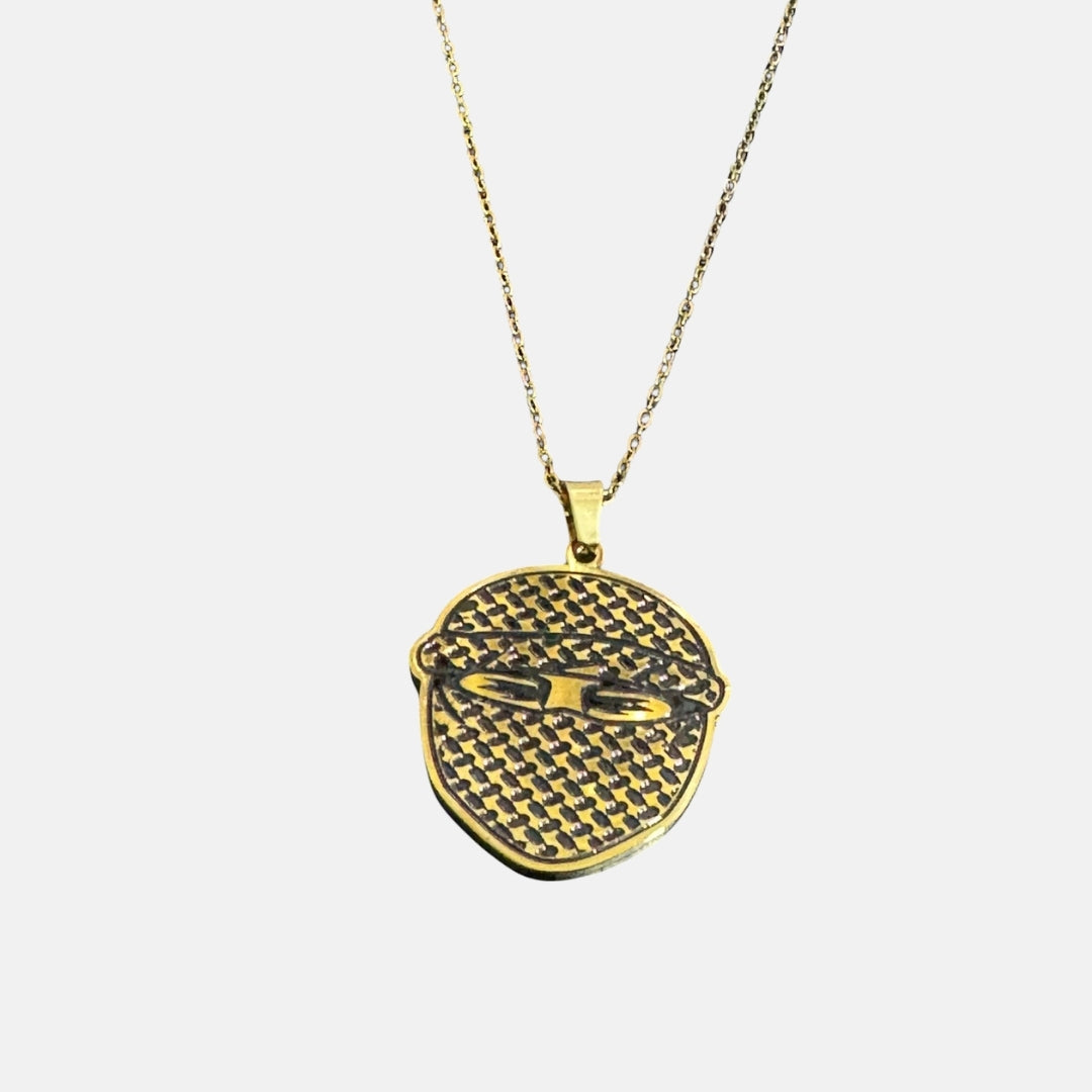 4AG MASKED NECKLACE - GOLD