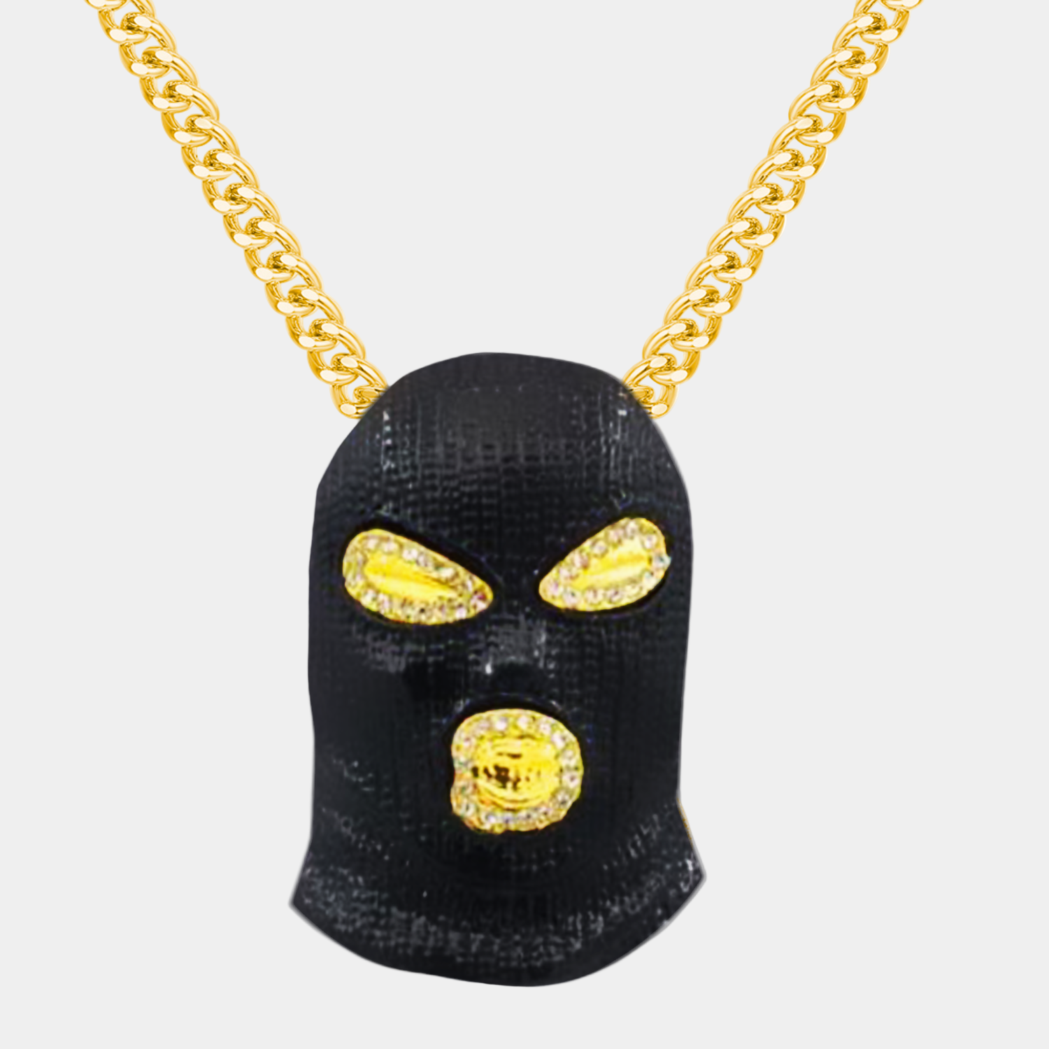 MASK NECKLACE - BLACK