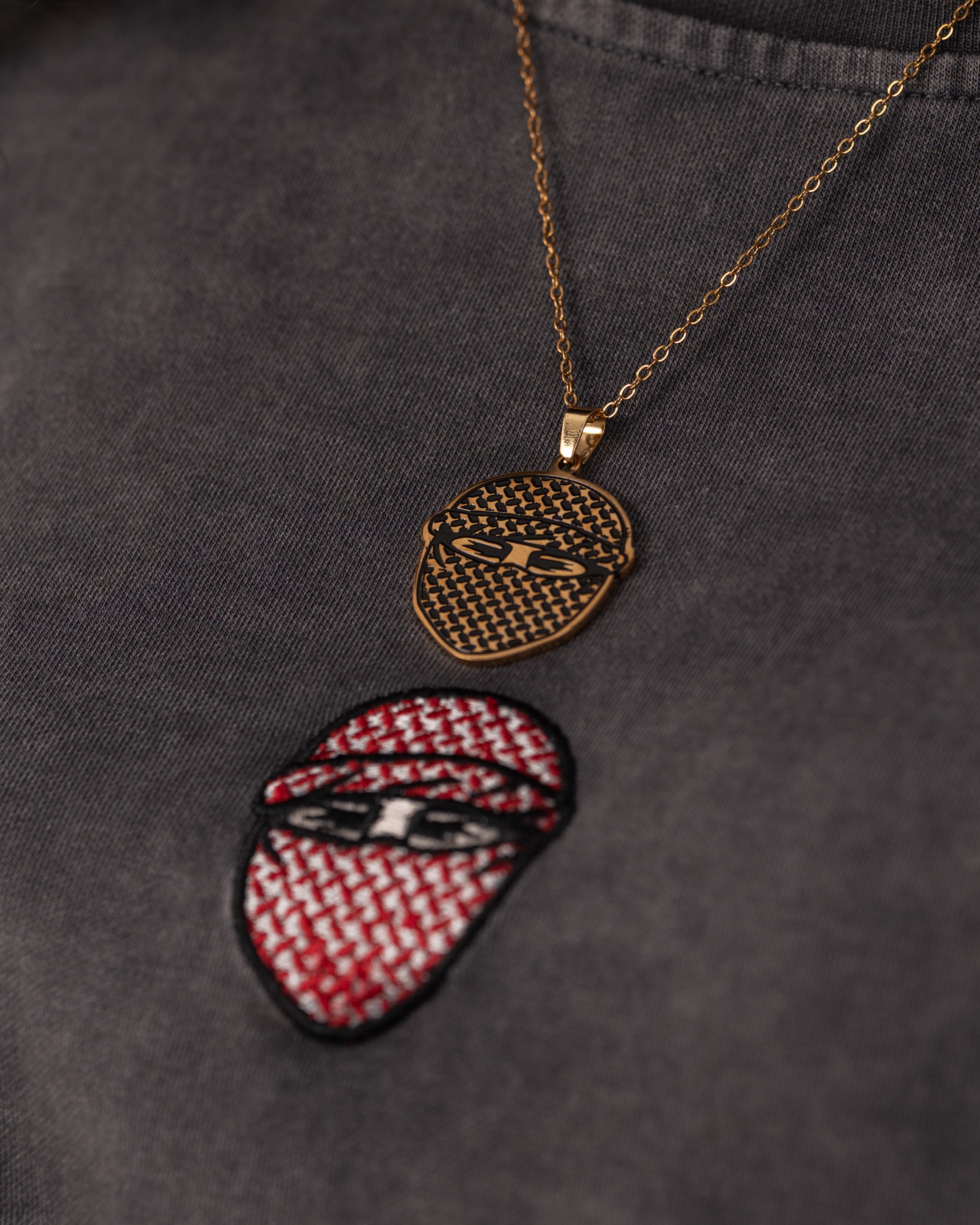4AG MASKED NECKLACE - GOLD