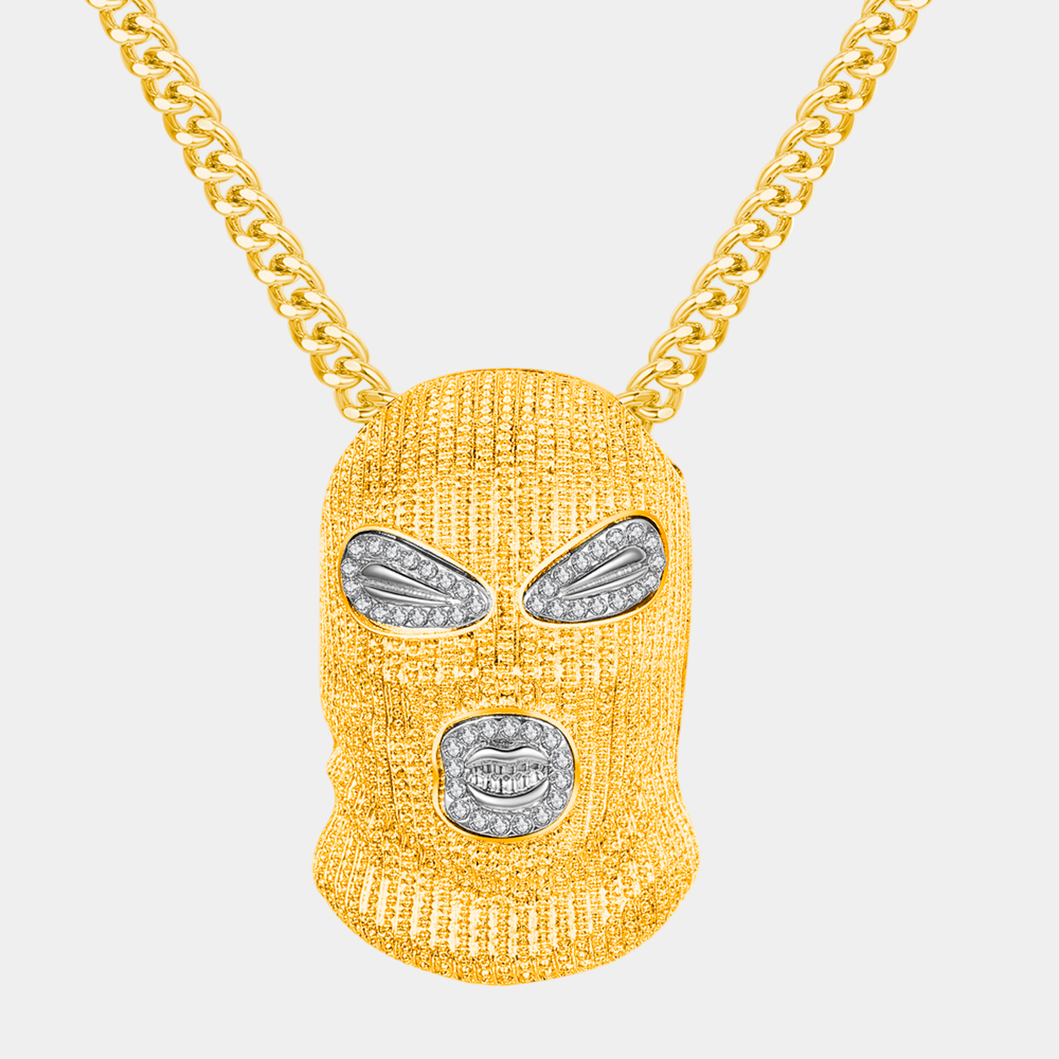 MASK NECKLACE - GOLD