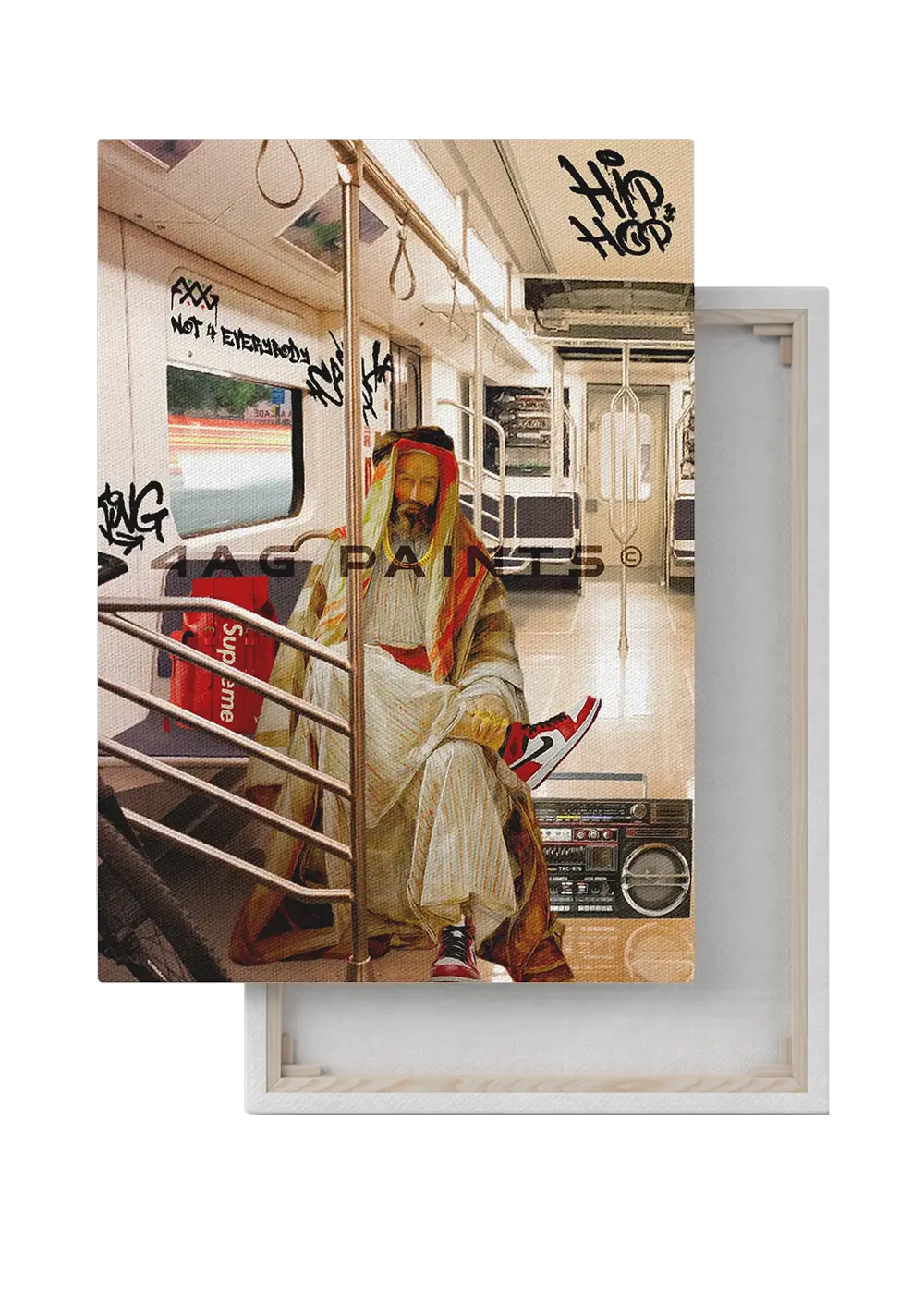 WESTSIDE RIDE CANVAS ART PAINTING