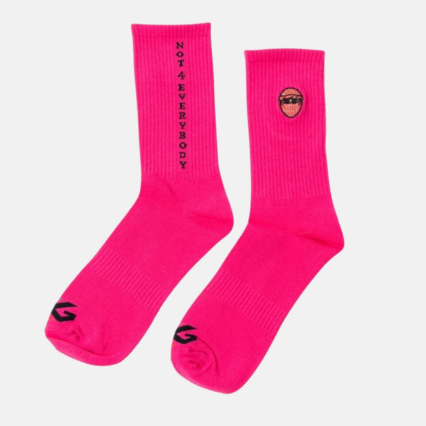 G CREW SOCKS-Dark Pink