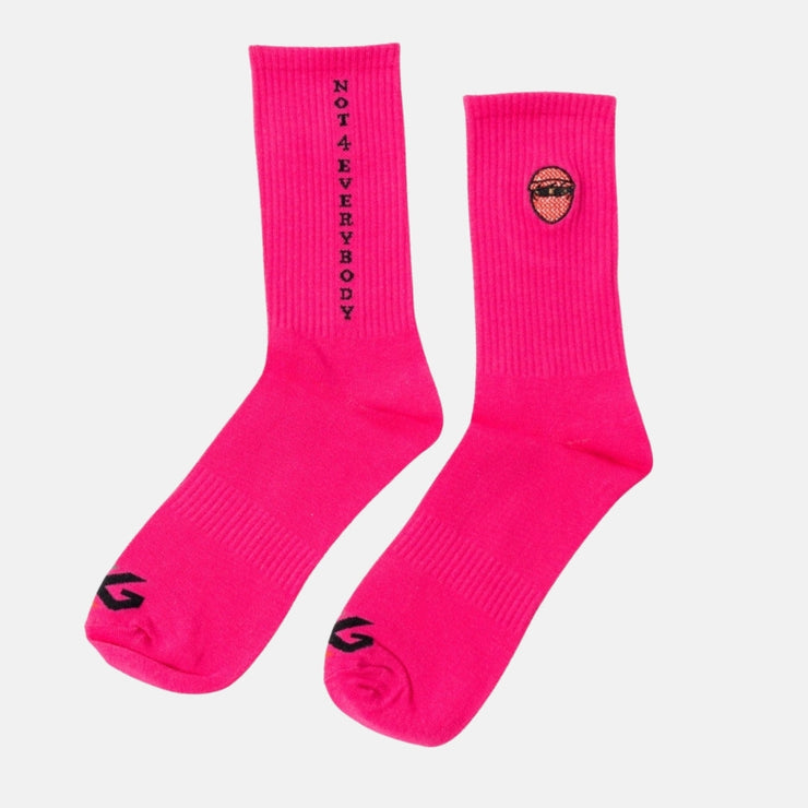 G CREW SOCKS-Dark Pink