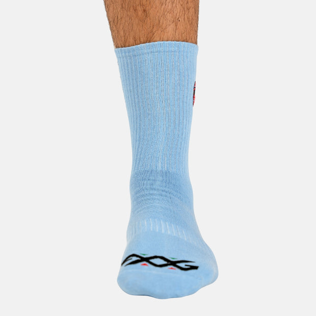 G CREW SOCKS-Light Blue