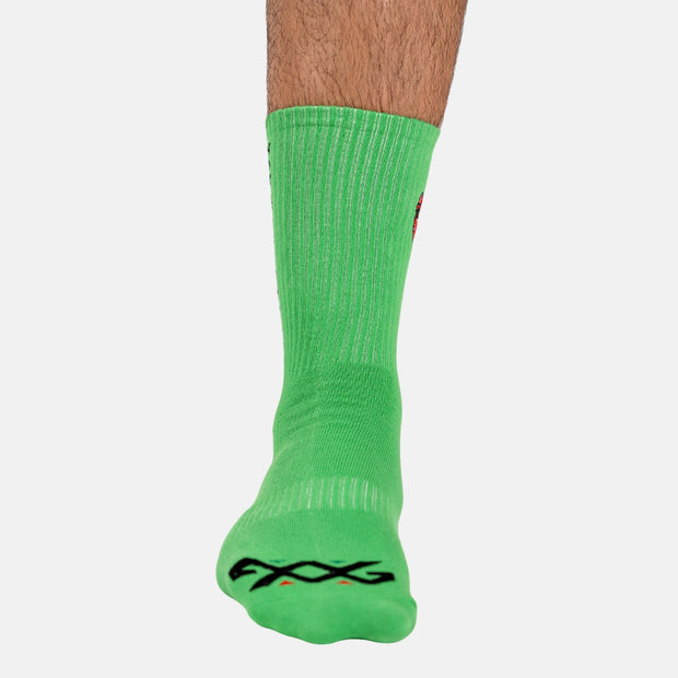 G CREW SOCKS-light green