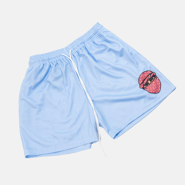 basketball shorts-Blue