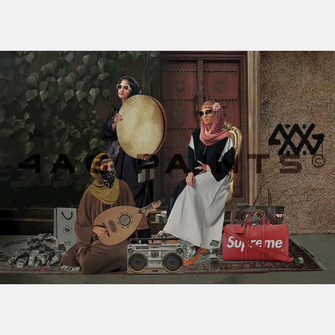 THE BAND CANVAS ART PAINTING