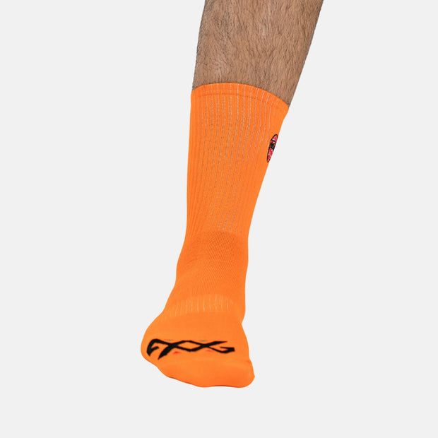 G CREW SOCKS-Orange