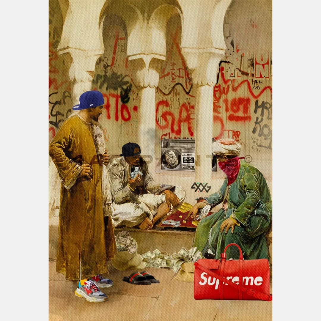 قيتو لوحة جدارية من الكانفاس