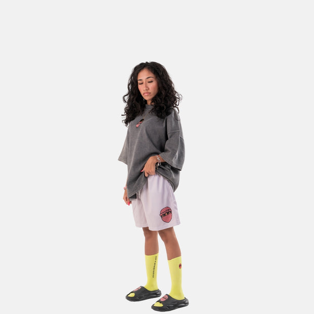 basketball shorts-Beige