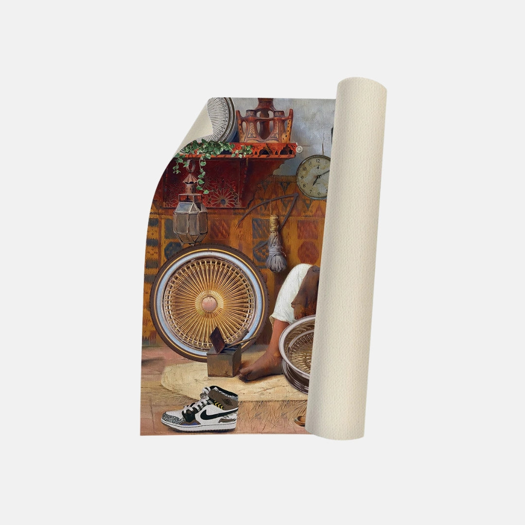 GOLDEN RIMS CANVAS ART PAINTING