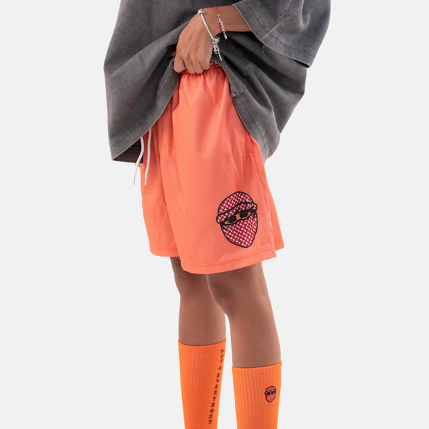 basketball shorts-Orange