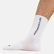 G CREW SOCKS-White