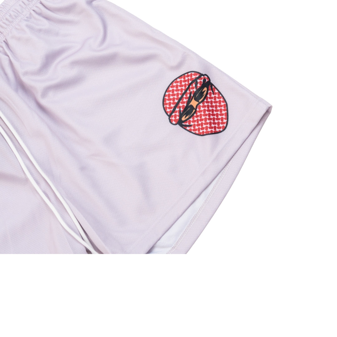 basketball shorts-Beige
