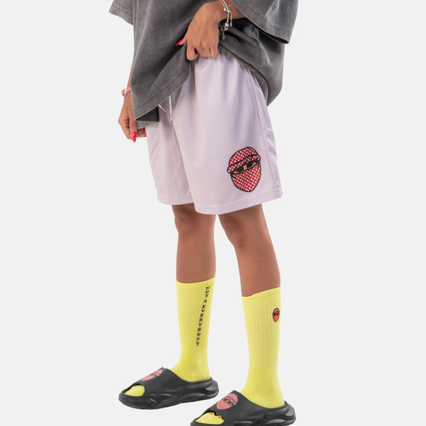 basketball shorts-Beige