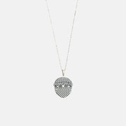 4AG MASKED NECKLACE - SILVER