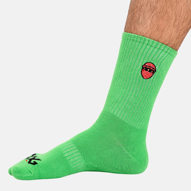 G CREW SOCKS-light green