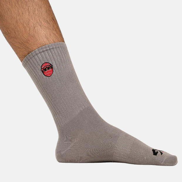 G CREW SOCKS-Gray