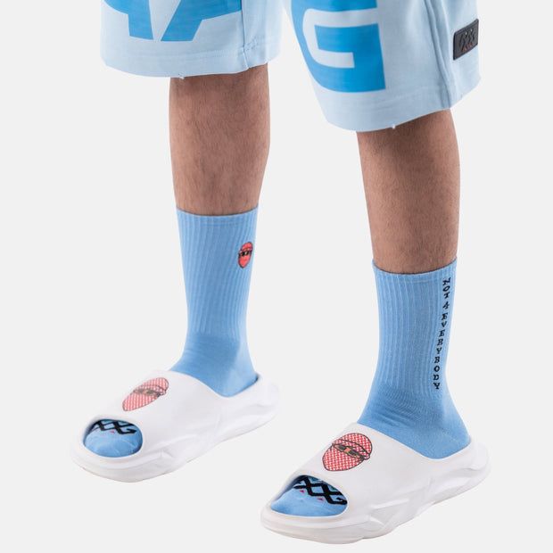 G CREW SOCKS-Light Blue