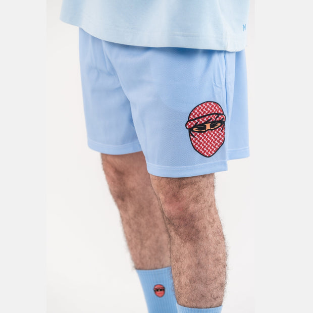 basketball shorts-Blue