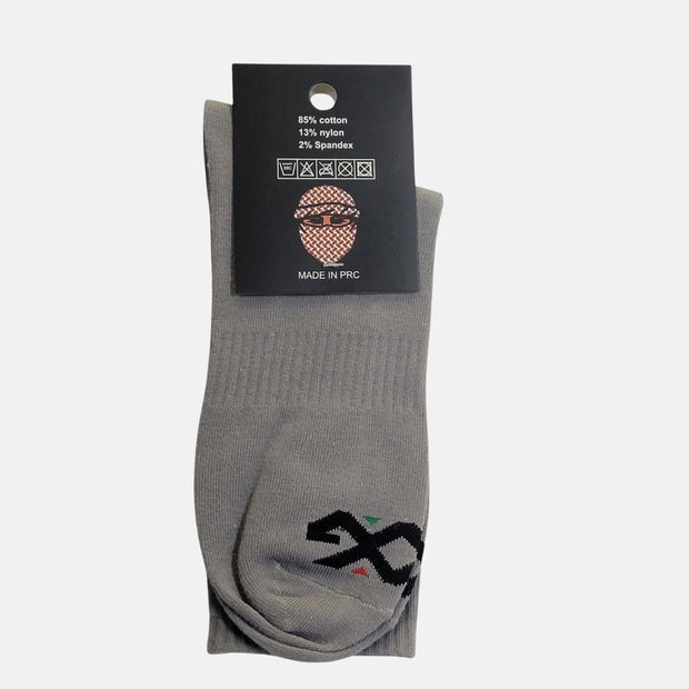 G CREW SOCKS-Gray