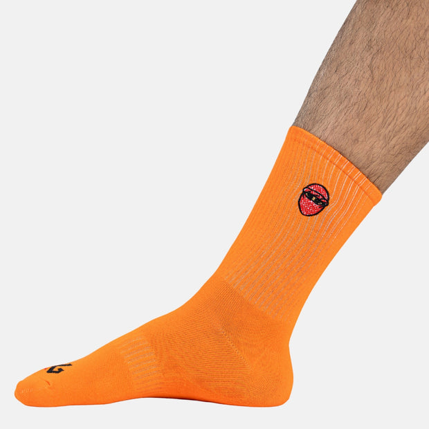 G CREW SOCKS-Orange