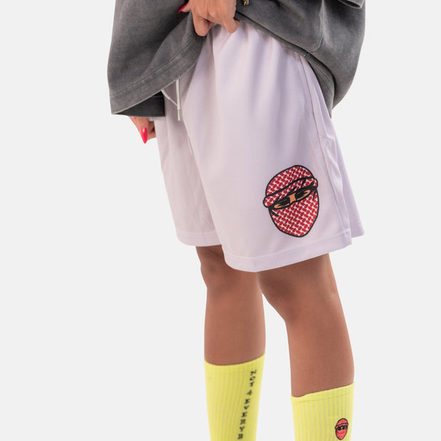 basketball shorts-Beige