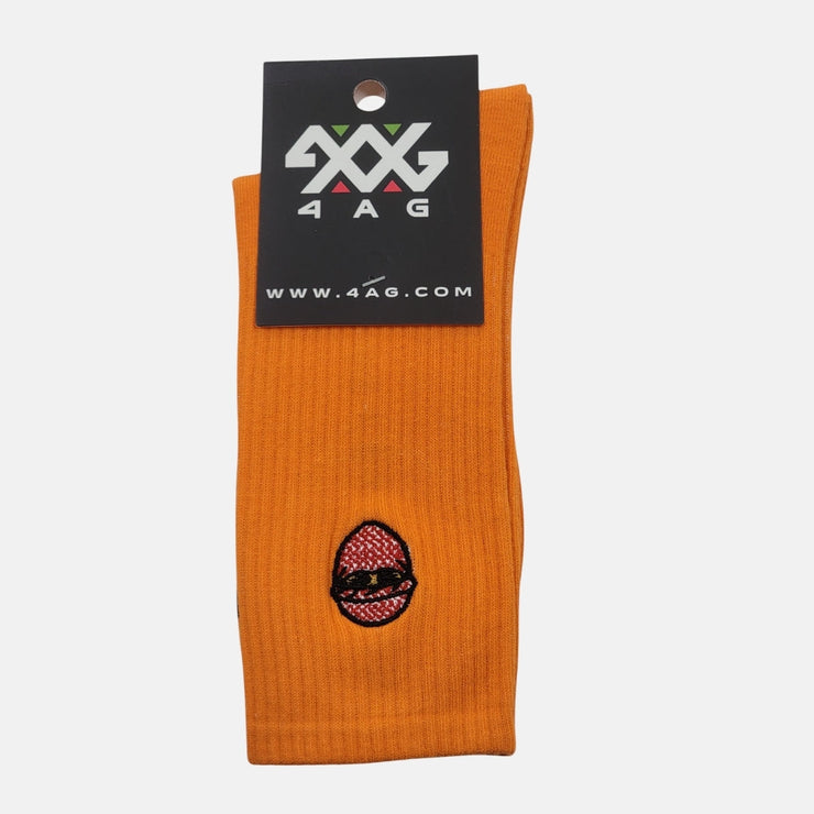 G CREW SOCKS-Orange