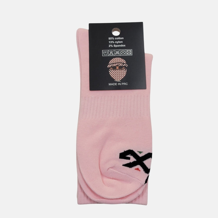 G CREW SOCKS-Pink