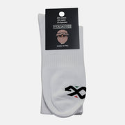 G CREW SOCKS-White