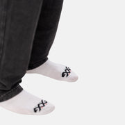 G CREW SOCKS-White