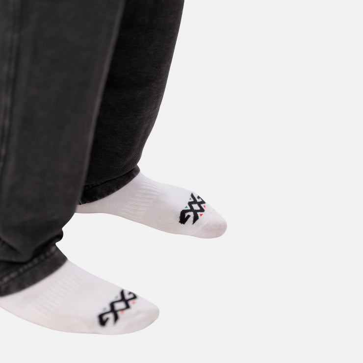 G CREW SOCKS-White