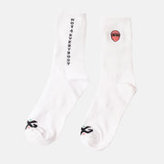 G CREW SOCKS-White