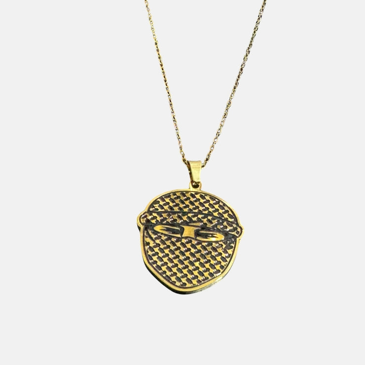4AG MASKED NECKLACE - GOLD