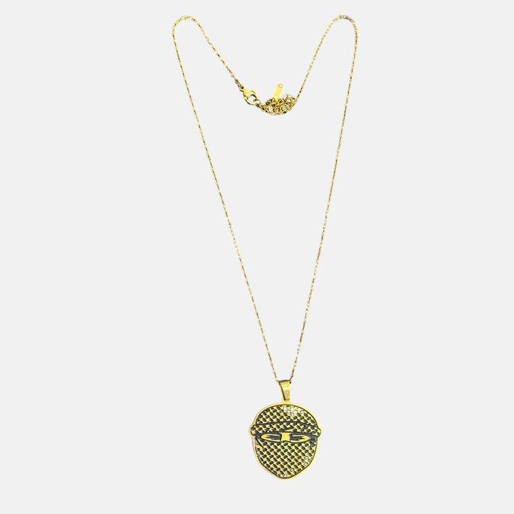 4AG MASKED NECKLACE - GOLD