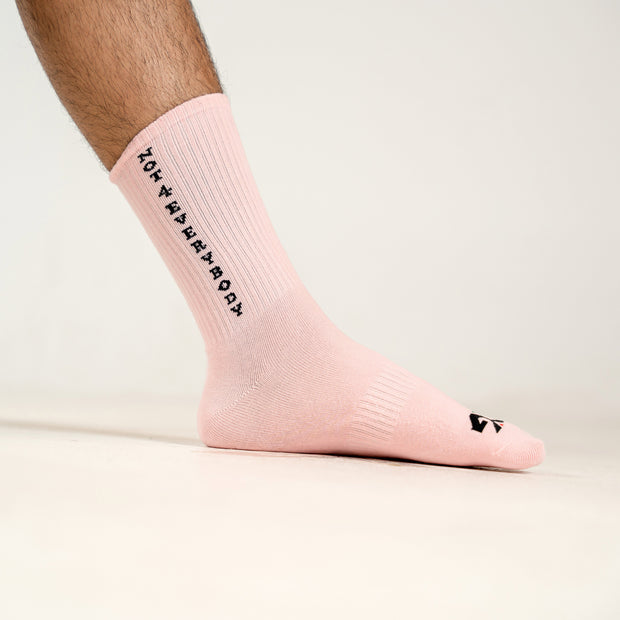 G CREW SOCKS-Pink