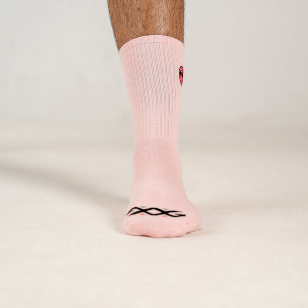 G CREW SOCKS-Pink