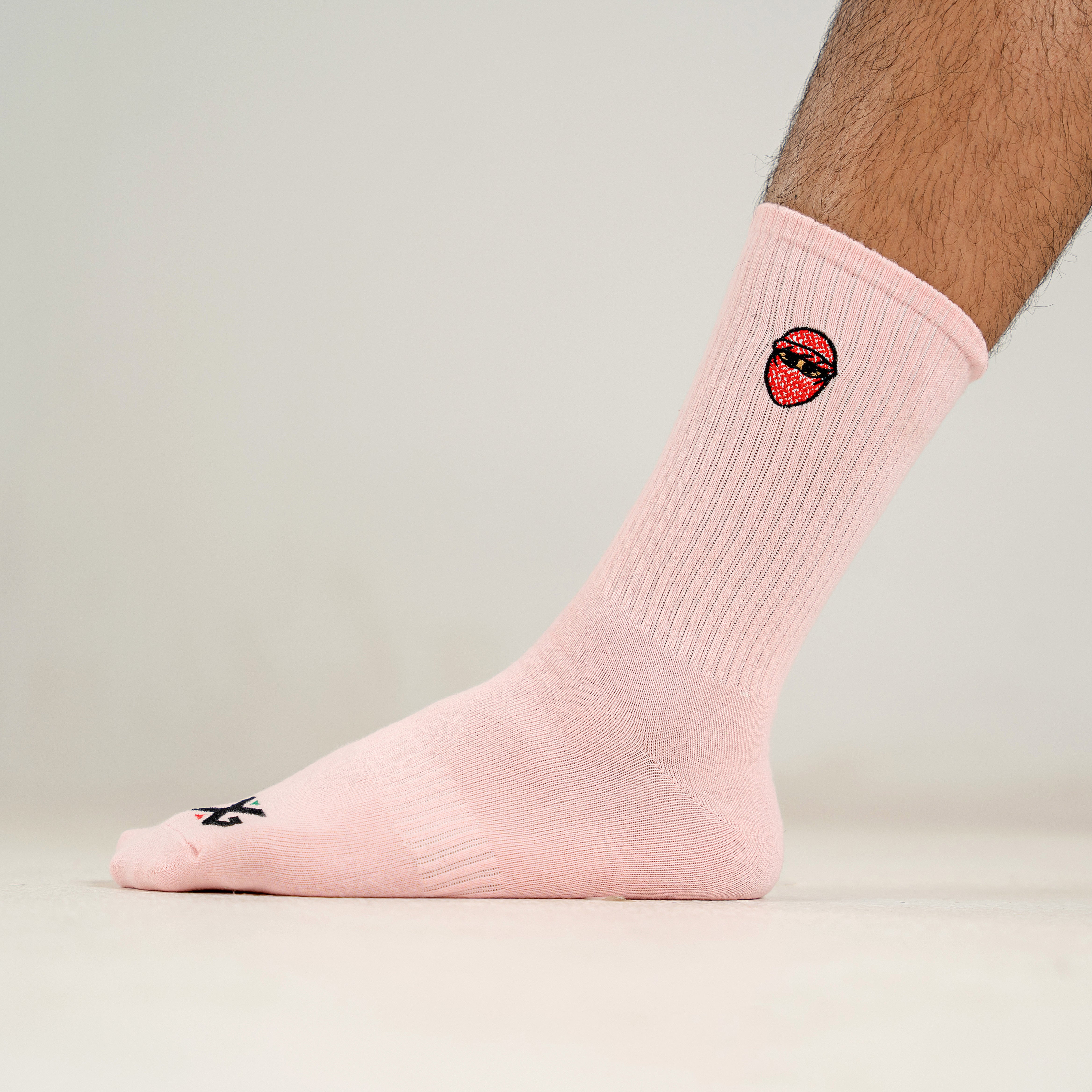 G CREW SOCKS-Pink