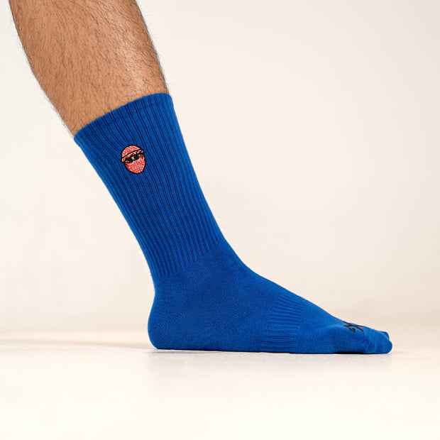 G CREW SOCKS-Blue