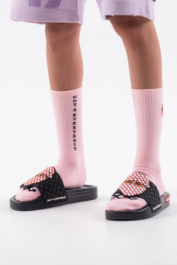 G CREW SOCKS-Pink