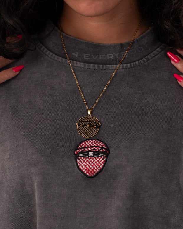 4AG MASKED NECKLACE - GOLD