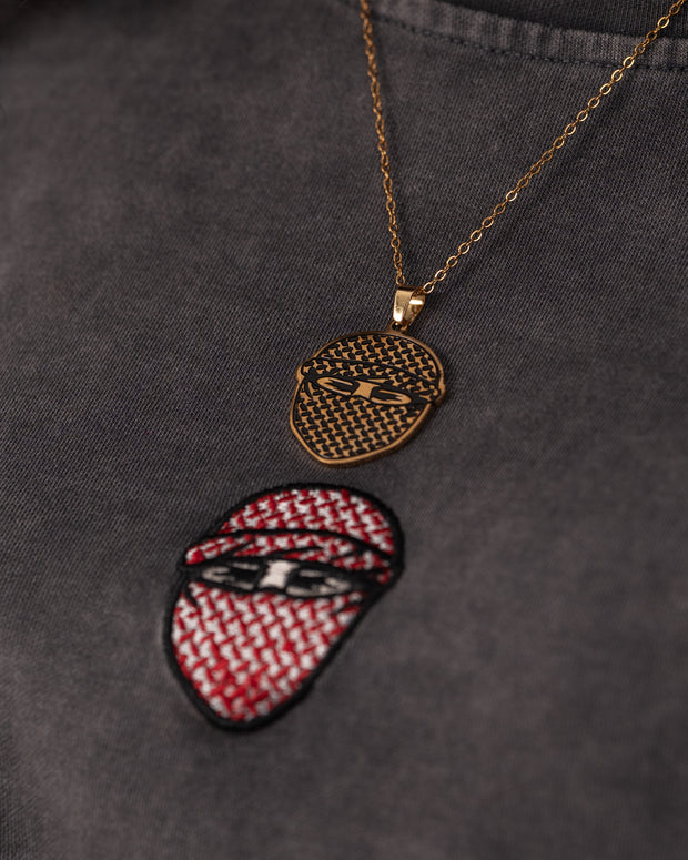 4AG MASKED NECKLACE - GOLD