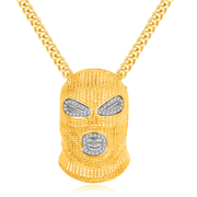 MASK NECKLACE - GOLD