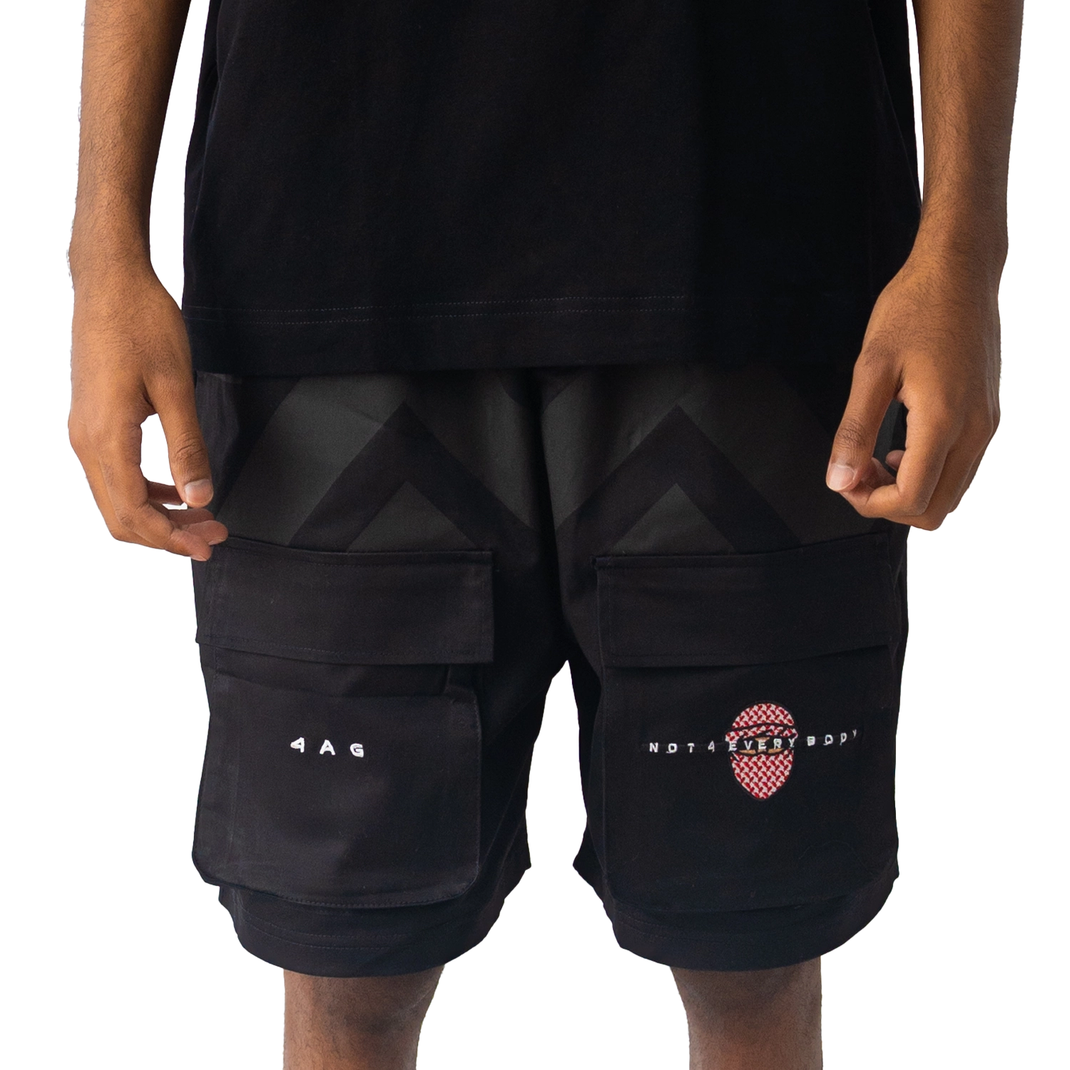 N4E CARGO SHORT - BLACK