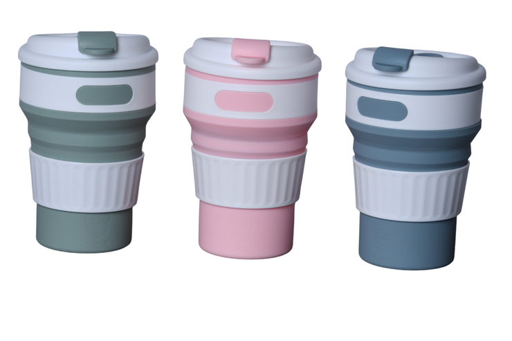 4AG Folding Cups Pink