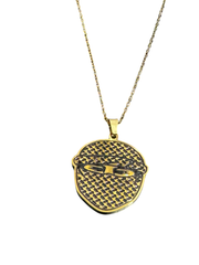 4AG MASKED NECKLACE - GOLD