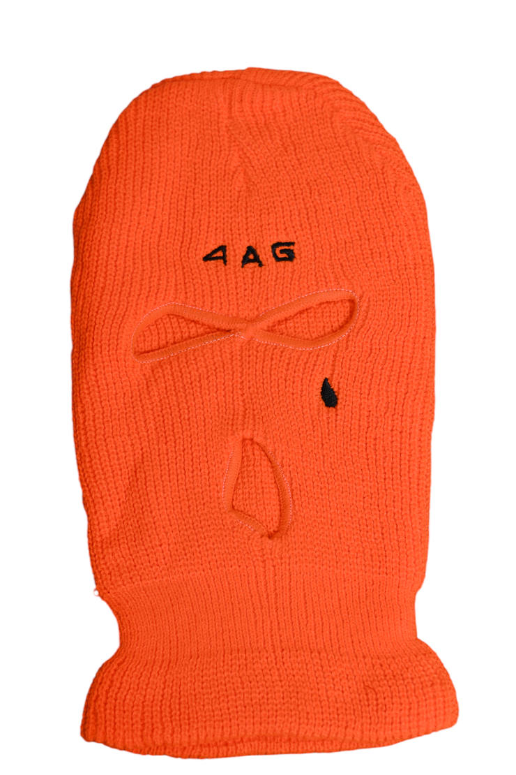 GHOST FACE MASK -Orange