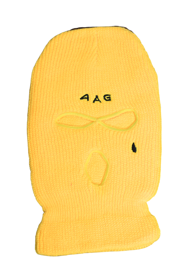 GHOST FACE MASK -Yellow